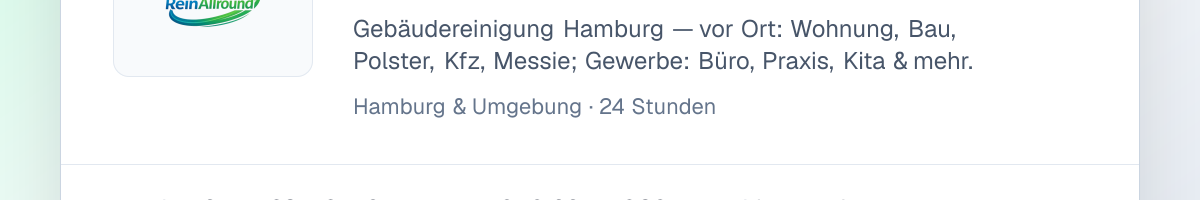ReinAllround — Professionelle Gebäudereinigung
