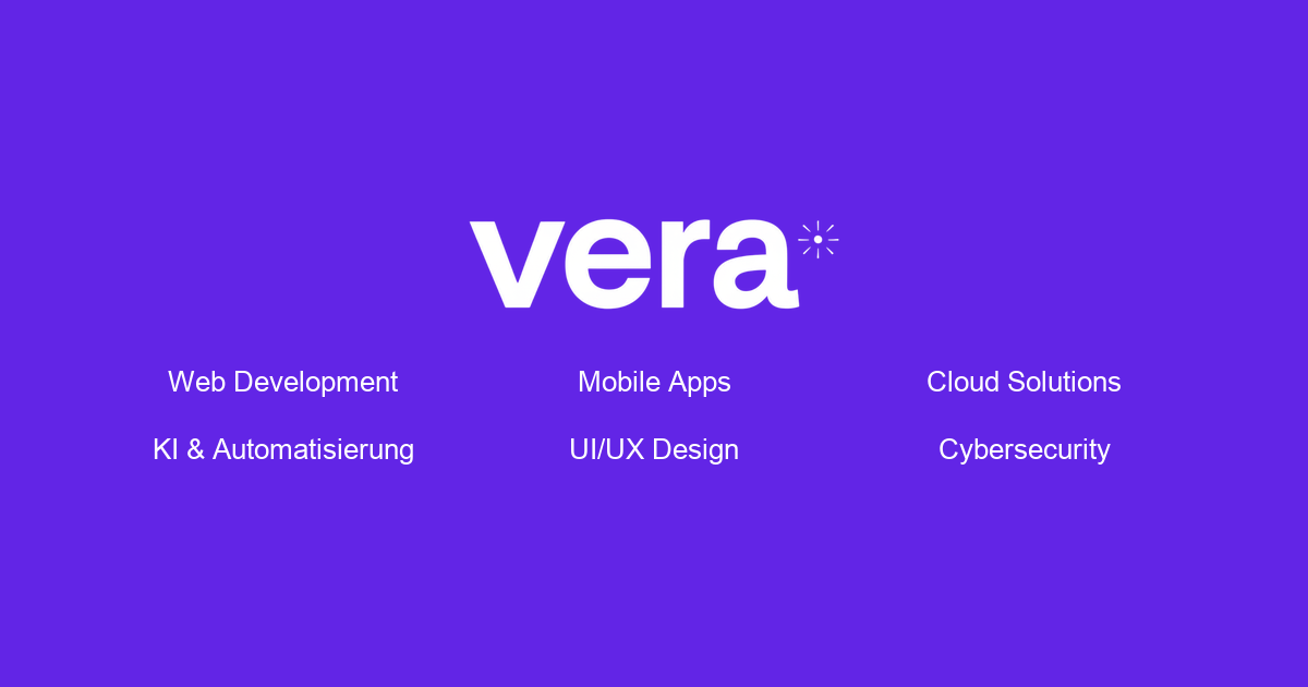 Vera IT — Digitale Lösungen für Unternehmen